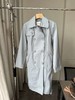 贝壳三 气质百搭正肩收腰显瘦风衣双排扣棉质中长款外套C110820 商品缩略图4
