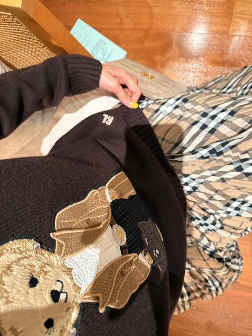 拉夫劳伦 25年紫标系列最新风衣小熊针织衫(KX*MM) 商品图5