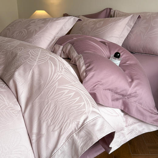 自然醒全棉厚织浮雕提花埋绳工艺款四件套HS 商品图5