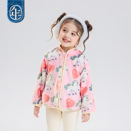 年衣童装儿童加绒唐装冬季新品男女童中式国风么啊马加绒唐装 商品图1