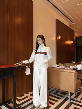 古驰 2025 FW经典织带休闲长裤（DY）