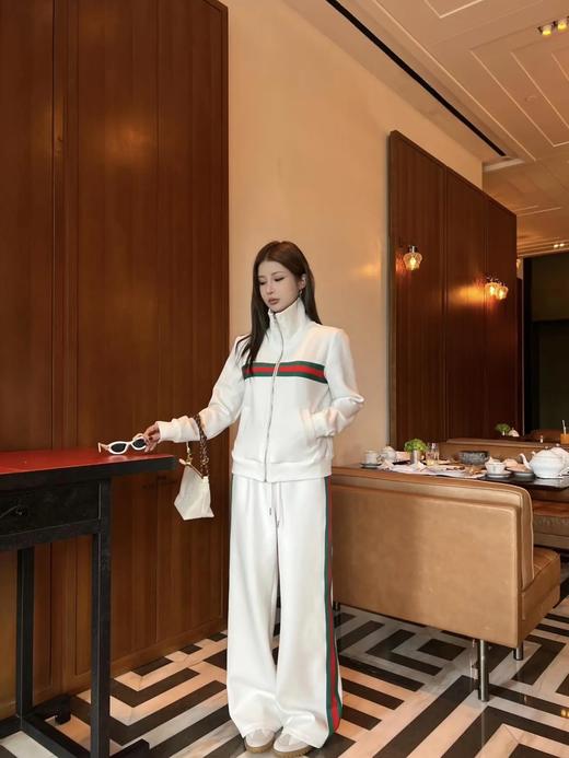 古驰 2025 FW经典织带休闲长裤（DY） 商品图0