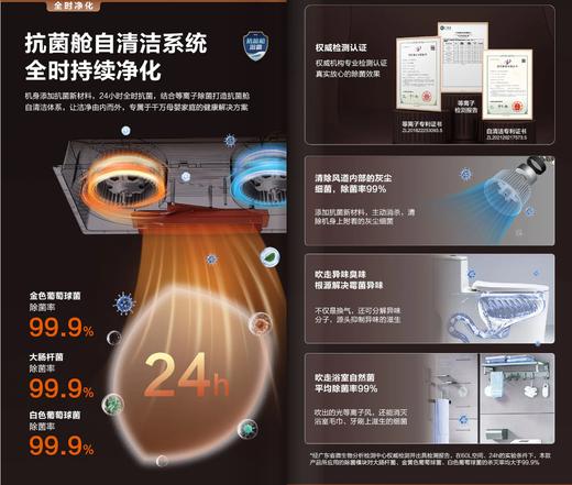琉光环影彩屏尽享无界风采 智能除菌浴霸蒙德里安P10 海尔智能除菌浴霸HZX-P10-2924U1 商品图4