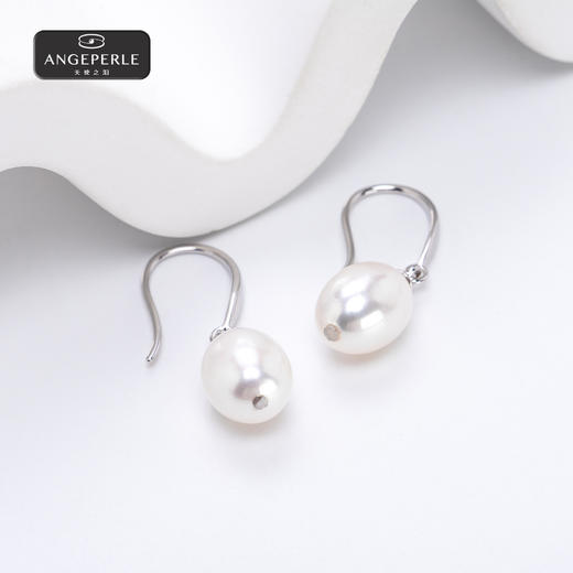 天使之泪 S925银淡水珍珠耳钩SYJ29 商品图2