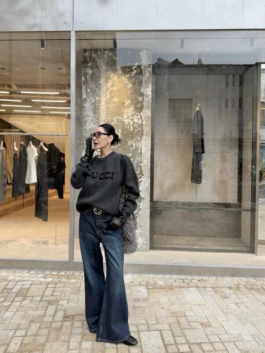 古驰 2025 FW字母提花针织圆领毛衣（DY） 商品图7