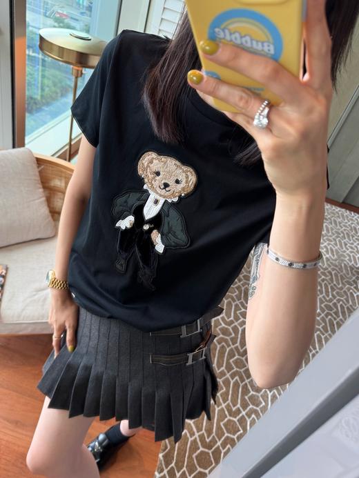 拉夫劳伦 高奢紫标系列 全新上线 皮衣小熊T恤(KX*MM) 商品图2