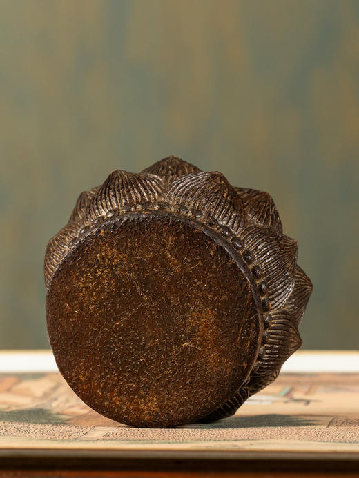 清	竹雕莲花台座 商品图4