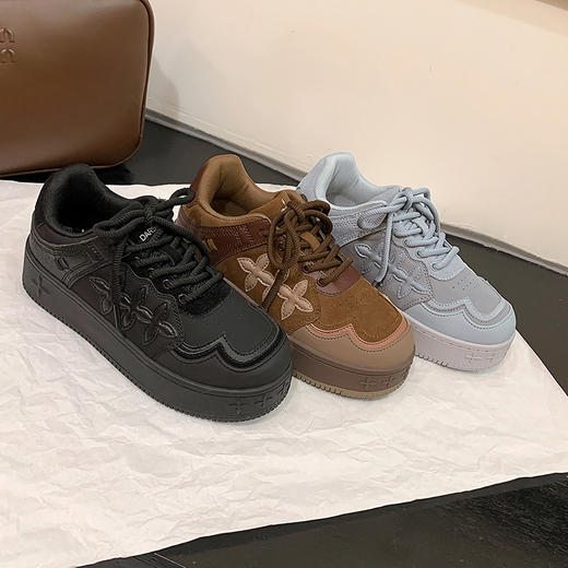 【空军粉的梦中“情鞋”】香港神鞋DS联名款空军系列~黑科技乳胶内胆空军板鞋新色上市！太适🈴秋天了🍂直接成为我鞋柜里的秘密武器！隐形增高+暴走不累👉作为街头ootd的扛把子！！ 商品图14