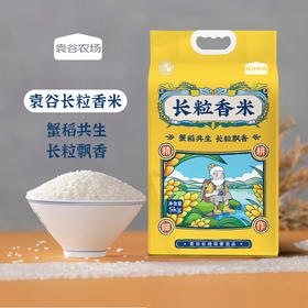 袁谷辽河基地长粒香米5kg东北粳米蟹稻大米10斤一年一季新米