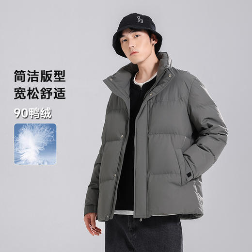 【90鸭绒】罗蒙冬季男女同款情侣羽绒服加厚保暖休闲舒适百搭外套 商品图6