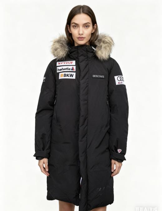 推荐自留，400g充绒量！！！零下30度轻松应对！独家多方联名DESC+ENTE 迪桑×特 SKI STYLE系列HEAT NAVI科技保暖层长款羽绒服 商品图1