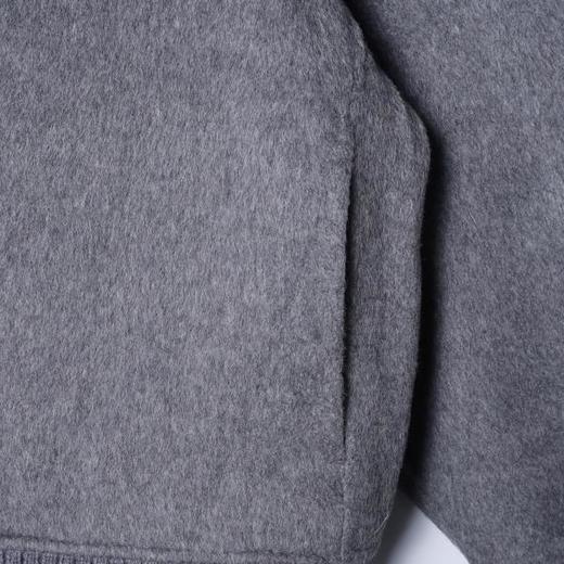 25-08SDSA男士秋冬新款痞帅男装潮牌纯色V领羊毛大衣羽绒服两件套百搭 商品图3