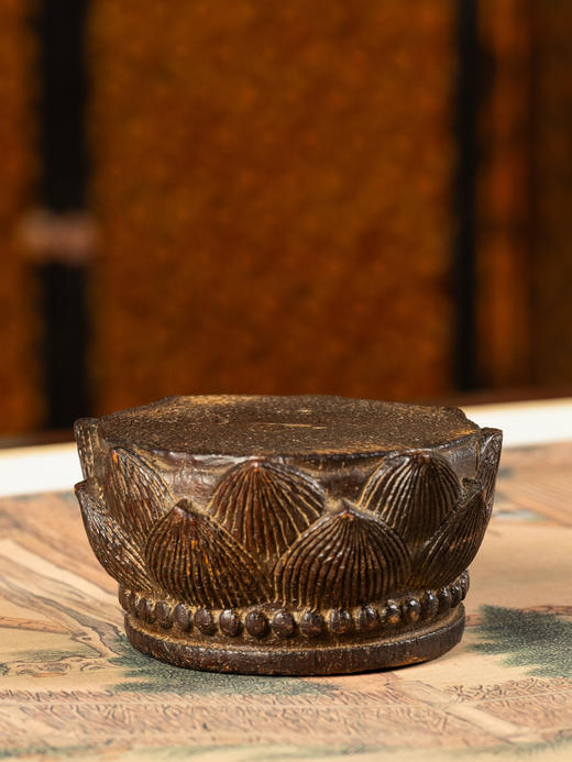 清	竹雕莲花台座 商品图1