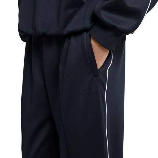 古驰 2025 FW印花压纹标识平纹针织长裤（DY） 商品图6