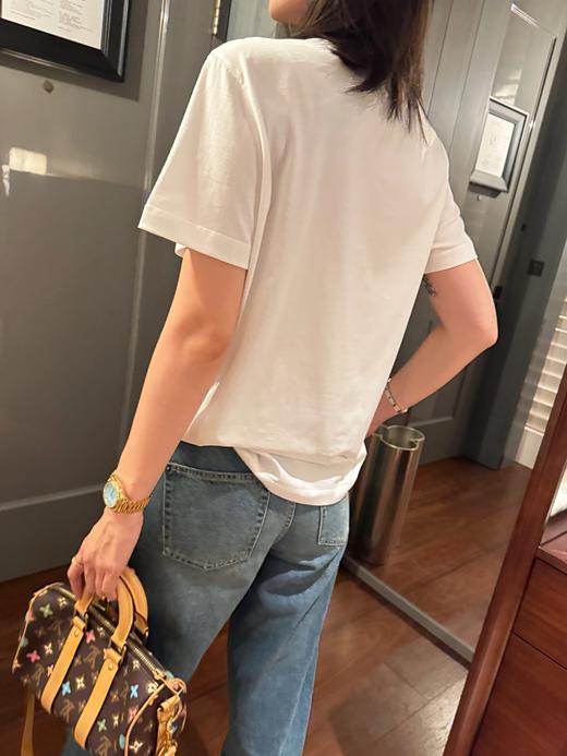 驴家 25年新品🆕✖️Grace·Coddington联名的猫猫系列 白色两只猫猫印花T恤(KX*MM) 商品图4