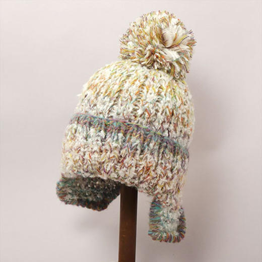 北京仓｜CA4LA-STRAWBERRY TREE 7-绒球球 毛线帽（米白色）［日本设计师］ 商品图2