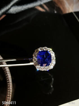 6.13ct斯里兰卡蓝宝石戒指【5060411】具体价格微信咨询