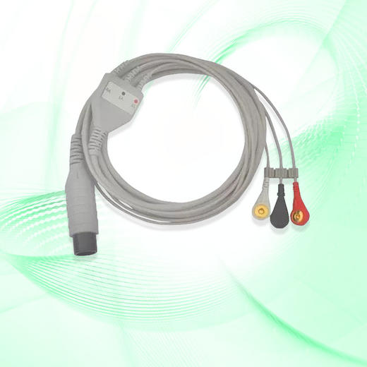 一体三导扣式心电导联线 商品图0