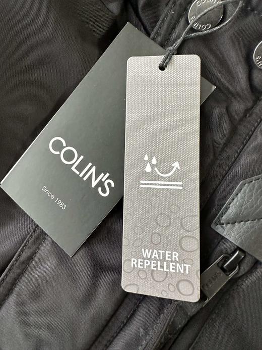 贝壳三 户外工装风加厚黑色派克棉衣御寒保暖连帽棉服男C110828 商品图4