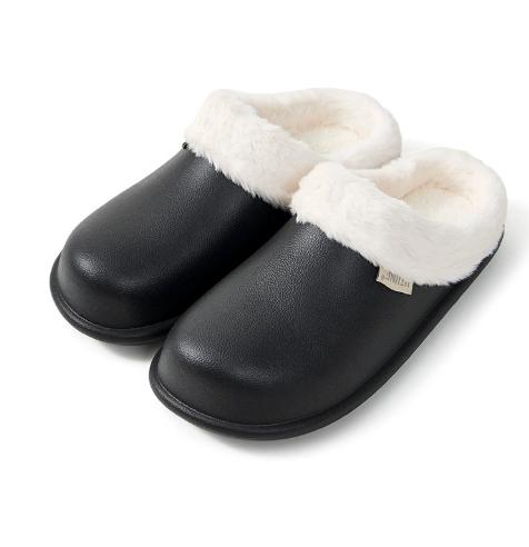 一周发货【防水棉拖鞋】防水棉拖鞋女冬季室内家居情侣毛毛保暖棉拖男士防滑eva外穿 商品图8