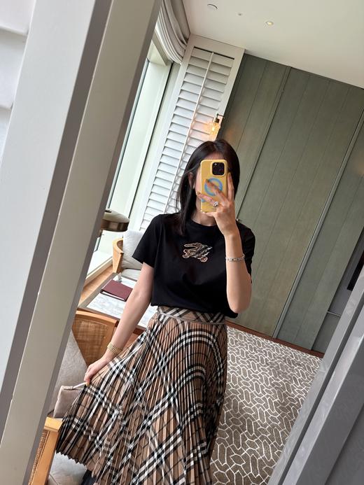 巴宝莉 25年秋冬新品 Vintage复古斜格纹百褶裙(KX*MM) 商品图4