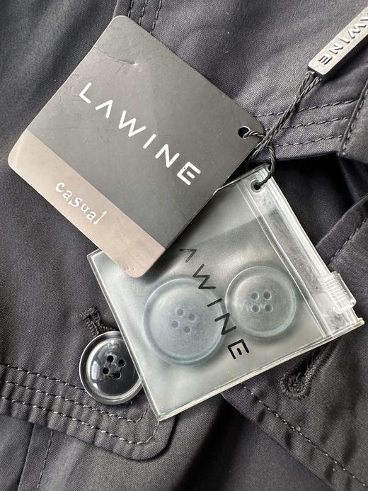 贝壳三 气质百搭正肩收腰显瘦风衣双排扣棉质中长款外套C110820 商品图10