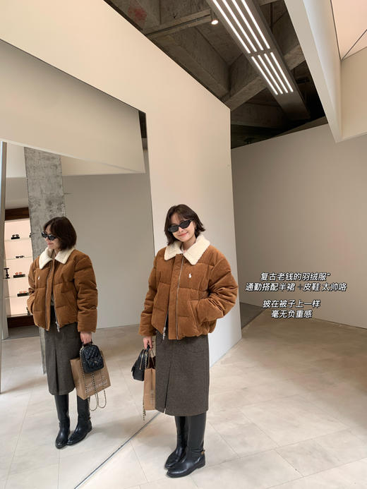 拉夫劳伦 复古灯芯绒羽绒服（EJ） 商品图3