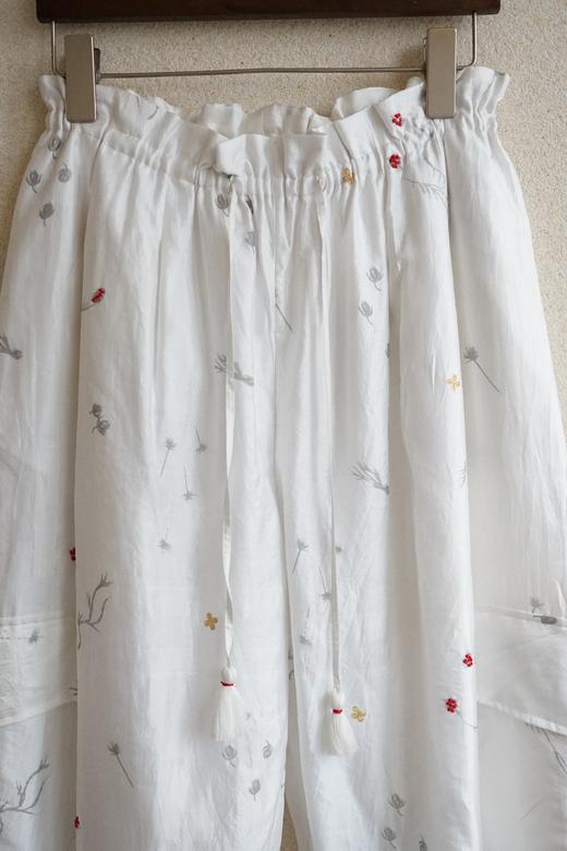 Bunon刺绣阔腿裤 商品图4