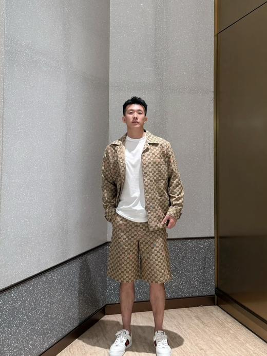 古驰 2025 FW满幅GG提花logo帆布外套（DY） 商品图3