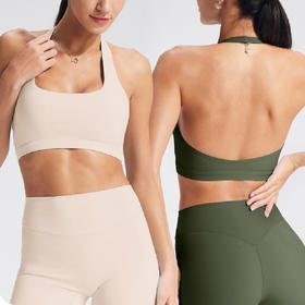 跃牌【颜值有理】系列 挂脖运动内衣女士夏瑜伽服带胸垫性感美背普拉提瑜伽文胸B-XL35+D-XL41+YK1352