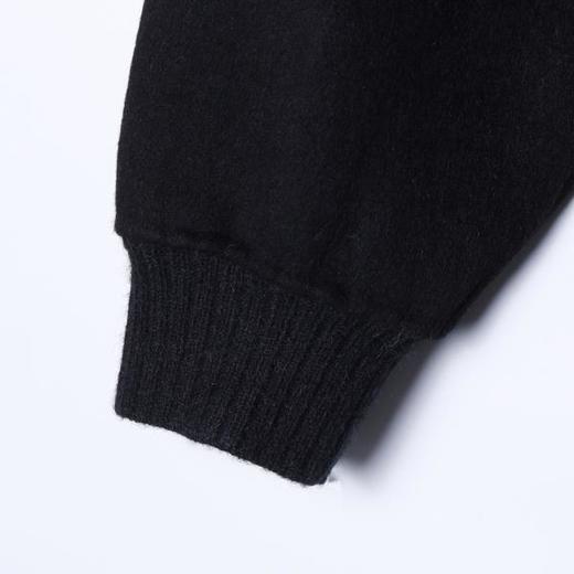 25-08SDSA男士秋冬新款痞帅男装潮牌纯色V领羊毛大衣羽绒服两件套百搭 商品图4