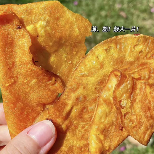 被找疯了的桑坡锅巴/鲜切红薯片咯嘣好吃 #桑坡锅巴 --手工锅巴🔥 每一片锅巴，色泽诱人，垂涎欲滴，一入口就有浓浓的大米原香，清脆爽口，嘎吱嘎吱的口感原原本本地还原了小时候的味道。 商品图5