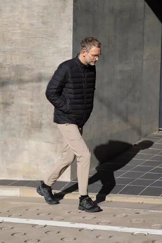 出口俄罗斯订单男式轻量防水白鸭绒外套可外穿货内胆 商品图3