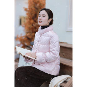 8-10天发货！原价699，双11会员专享489！超文艺的中国风羽绒服