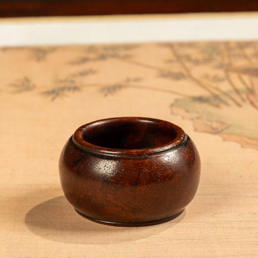 清	黄花梨鼓形小水盂 商品图0