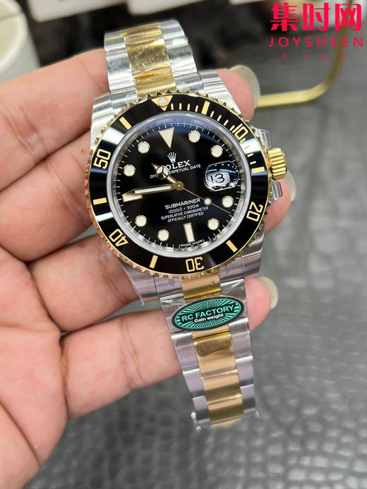 RC配重版水鬼 重量180克+ 劳力士潜航者型 RC配重间金黑水鬼40mm 丹东3135机 商品图1