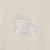 【一】BURBERRY 巴宝莉 男士佩斯利马术骑士徽标刺绣棉质圆领短袖T恤 米色 8097879 C1409 商品缩略图1