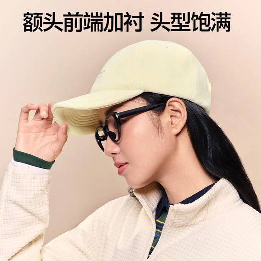 SIINSIIN鸭舌帽子女士冬季2025新款大头围百搭时尚潮流毛绒棒球帽 商品图4