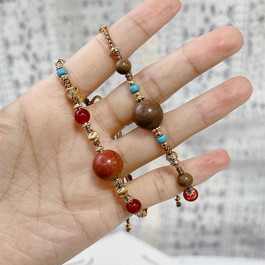 手工编织复古森系文艺民族风手链-纪念日百货门店同款167294813 商品图4