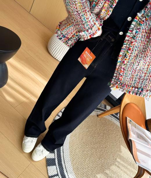 土耳其新款加绒小太阳保暖显瘦窄版阔腿长裤 商品图8