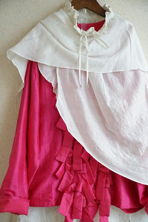 BUNON 丝棉层叠式披肩(BN2575) 商品图2