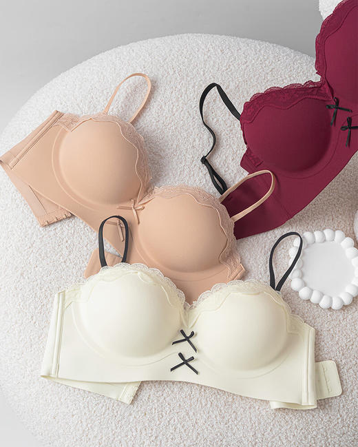 GZ法式性感纯欲缎面蕾丝花边内衣(LH)(LD)-纪念日百货167897948 商品图2