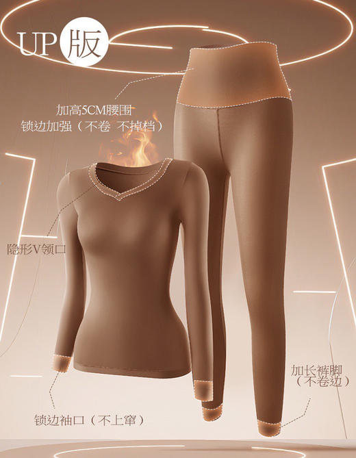 轻暖有型华歌Er粉底面膜衣保暖套装101704 商品图8