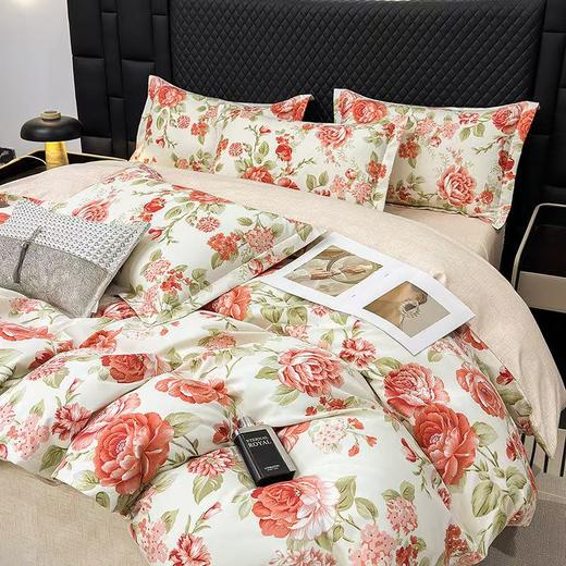 【冬季磨毛 超值特惠】Miss lolo 新款40S磨毛四件套 吸湿透气 亲肤细腻 多款可选 商品图2