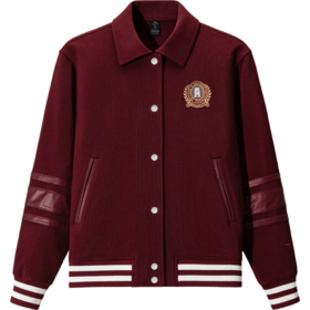 安踏棒球服外套女冬季新款加厚复古学院风开衫休闲上衣162548709N