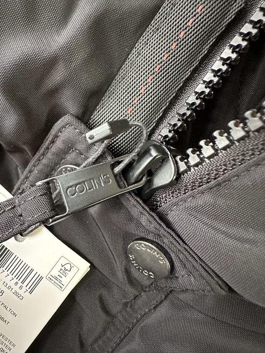 贝壳三 户外工装风加厚黑色派克棉衣御寒保暖连帽棉服男C110828 商品图3