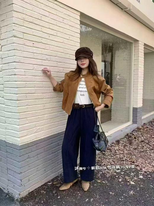 GZ复古加绒灯芯绒BABY绒阔腿九分裤(LH)(LD)-纪念日百货167998722 商品图3