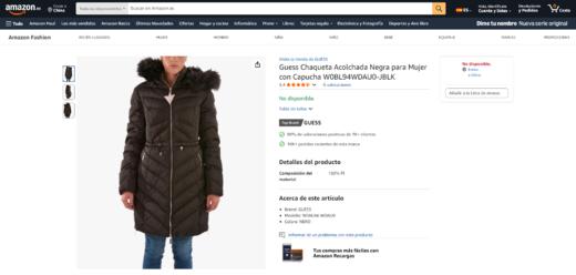 贝壳三 秋冬加厚连帽中长款羽绒服修身收腰毛领连帽外套C110807 商品图5