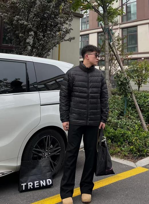 出口俄罗斯订单男式轻量防水白鸭绒外套可外穿货内胆 商品图4