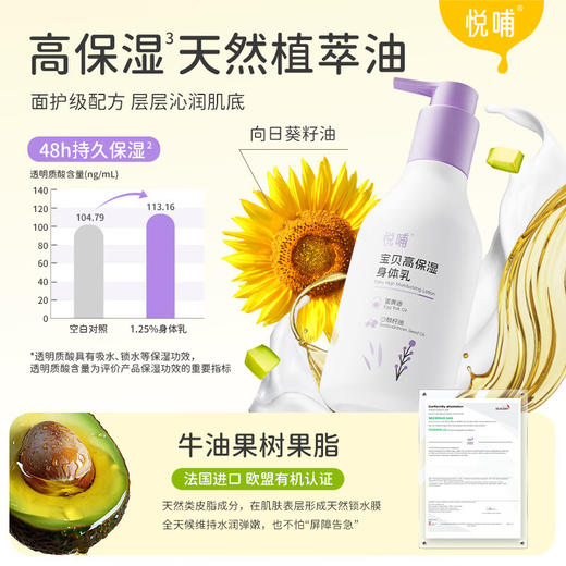 【金皇会员135金币专享】悦哺婴儿滋润保湿面霜50g+宝宝舒爽柔顺洗发露275ml 商品图2